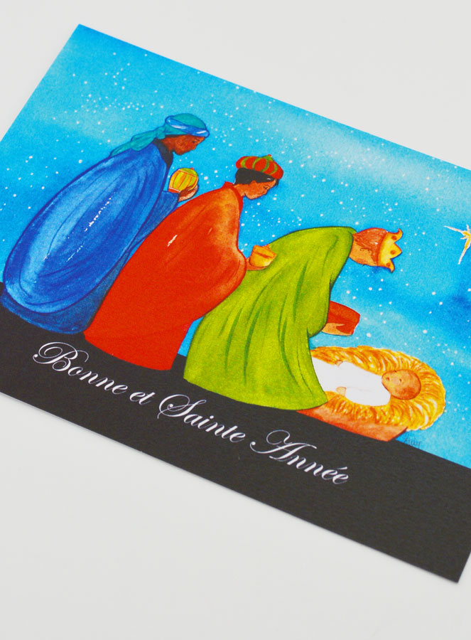 Carte de Voeux Les Rois Mages - 10 X 15cm (pic 4)