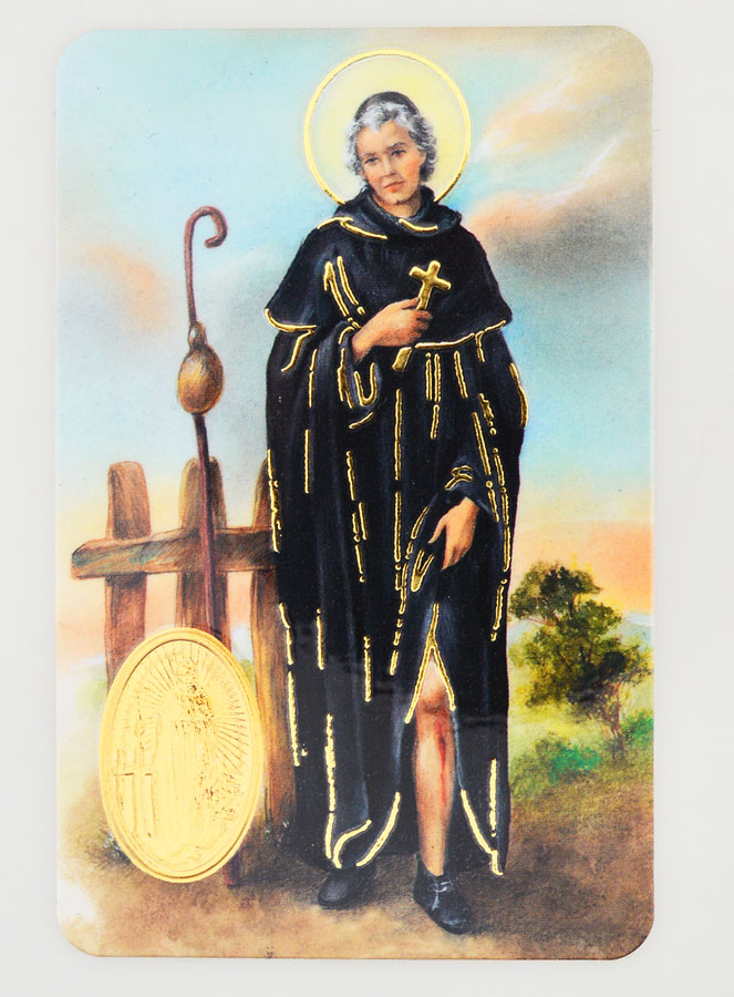 Carte de Prière Médaille Saint Pérégrin (pic 1)