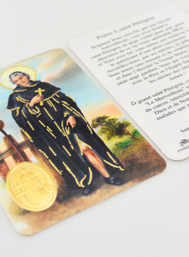 Carte de Prière Médaille Saint Pérégrin (pic 4)