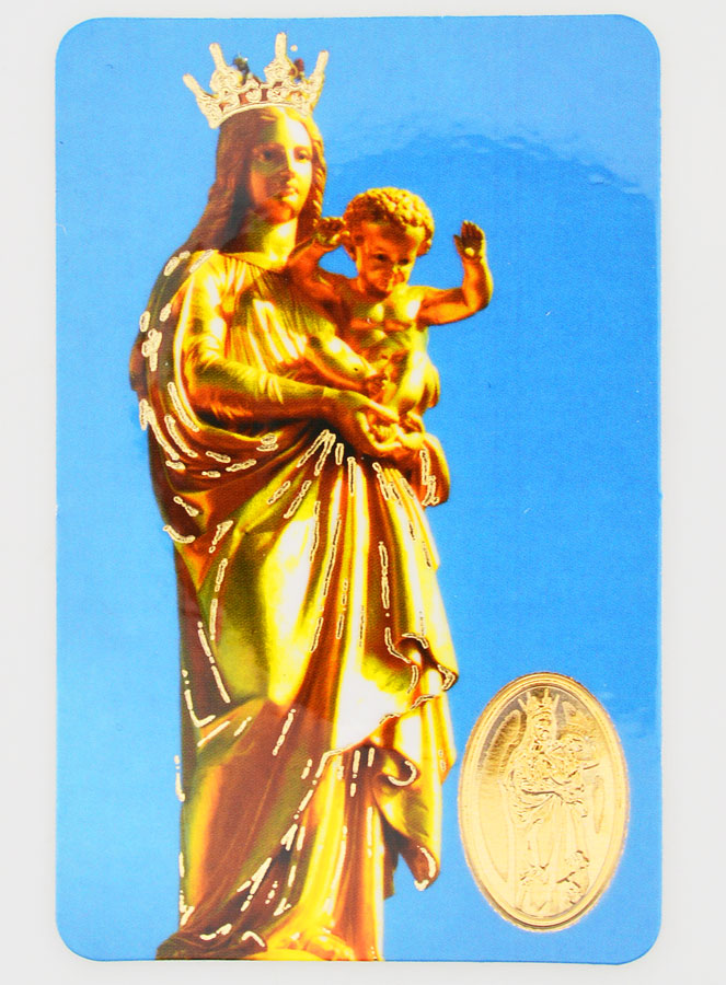 Carte de Prière Médaille Notre Dame de la Garde (pic 1)