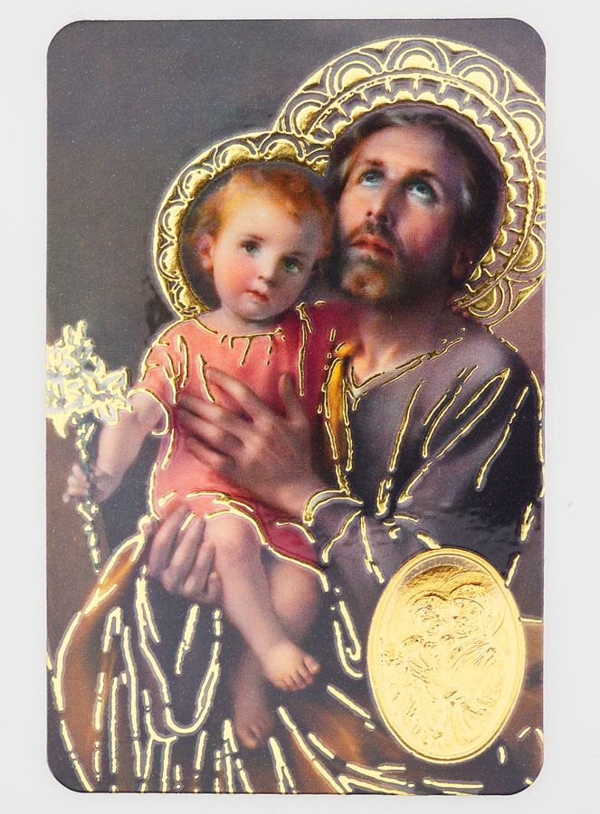 Carte de Prière Médaille Saint Joseph (pic 1)