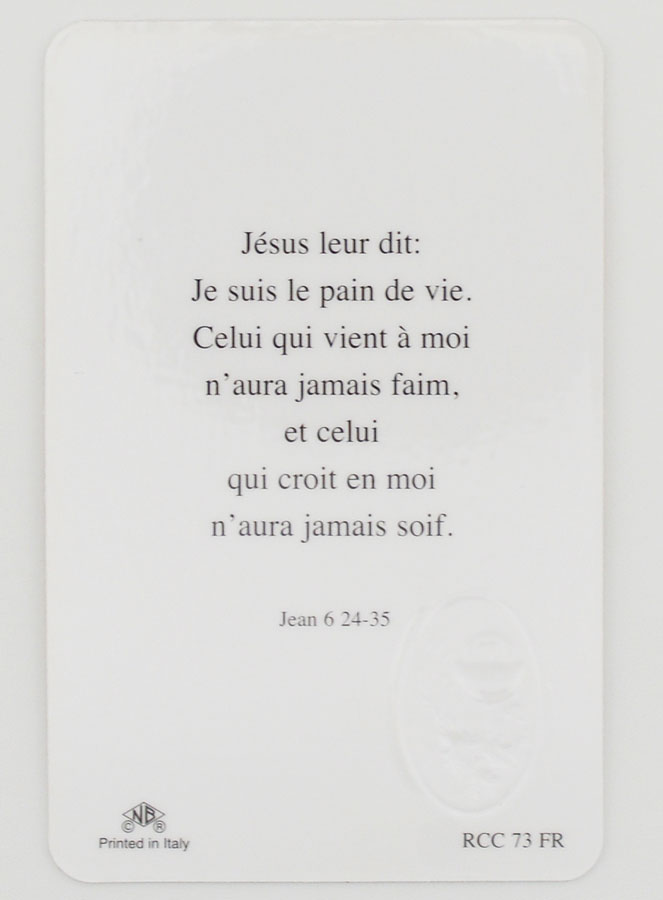 Carte de Prière Médaille Première Communion Garçon (pic 4)