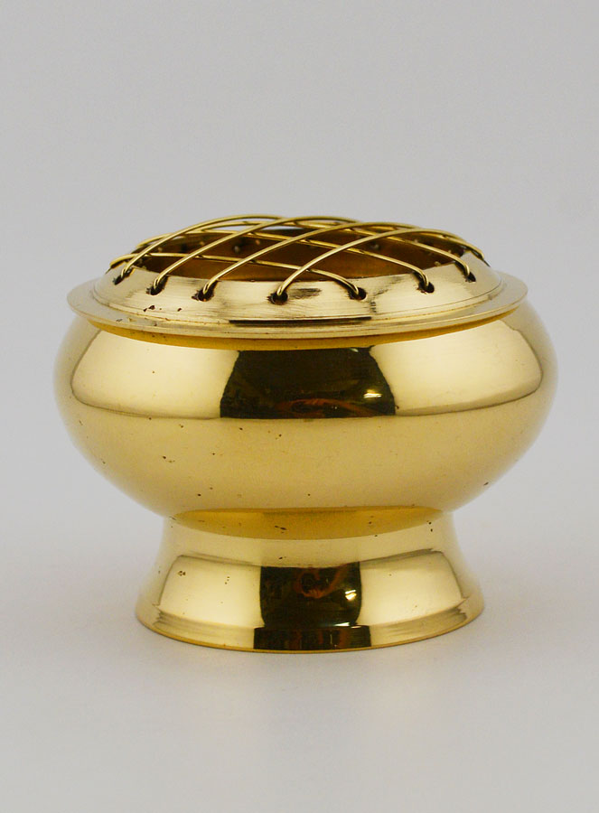 Encensoir d'Eglise - Brûle-encens sur Socle - 5cm (pic 1)