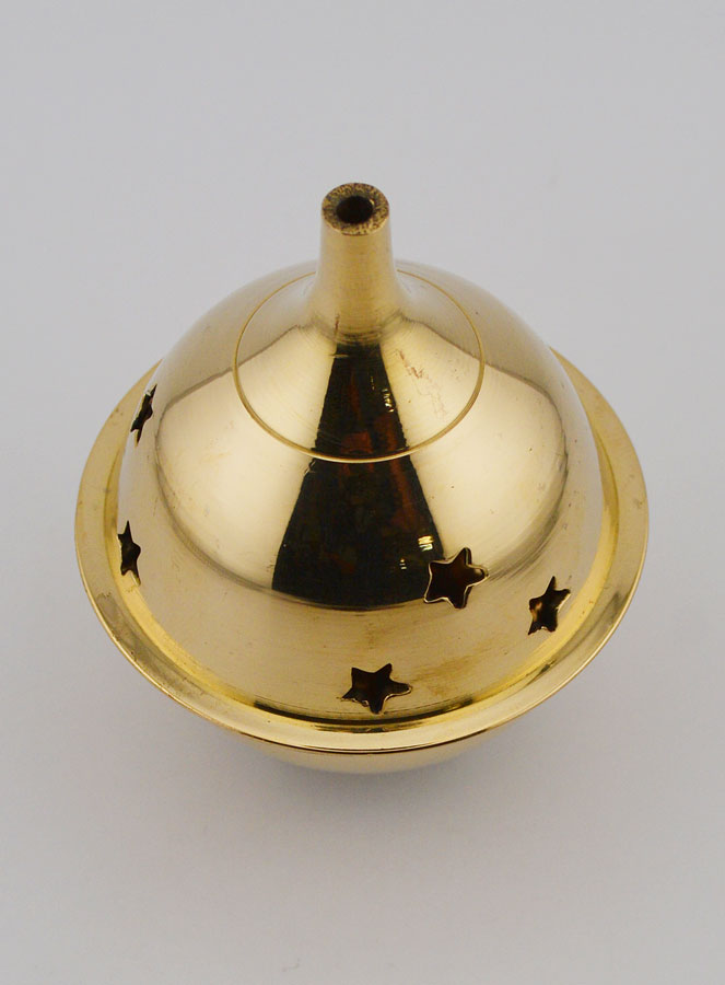 Encensoir d'Eglise - Brûle-encens sur Socle - 10cm (pic 2)