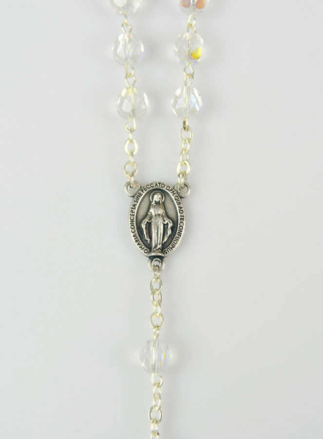 Chapelet en Pierre de Cristal - 60cm (pic 4)