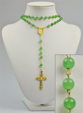Chapelet Mode Fashion en Perles d'Aventurine (pic 1)