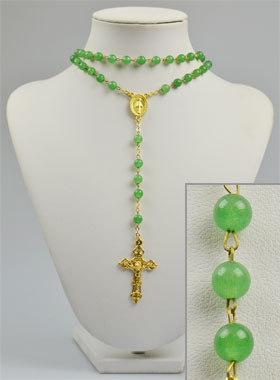 Chapelet Mode Fashion en Perles d'Aventurine (pic 2)