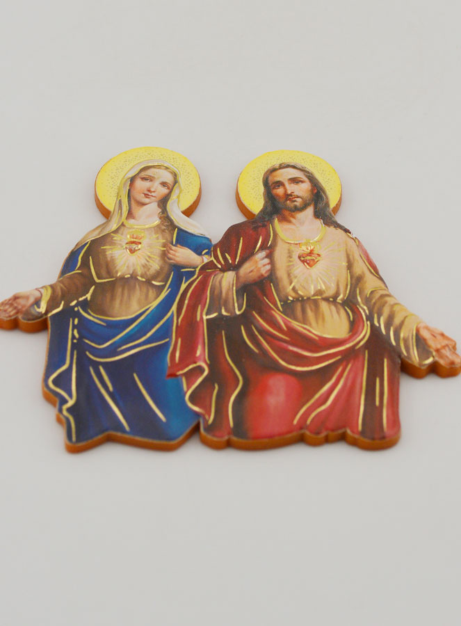 Magnet Coeurs Unis Vierge Marie - Jésus (pic 2)