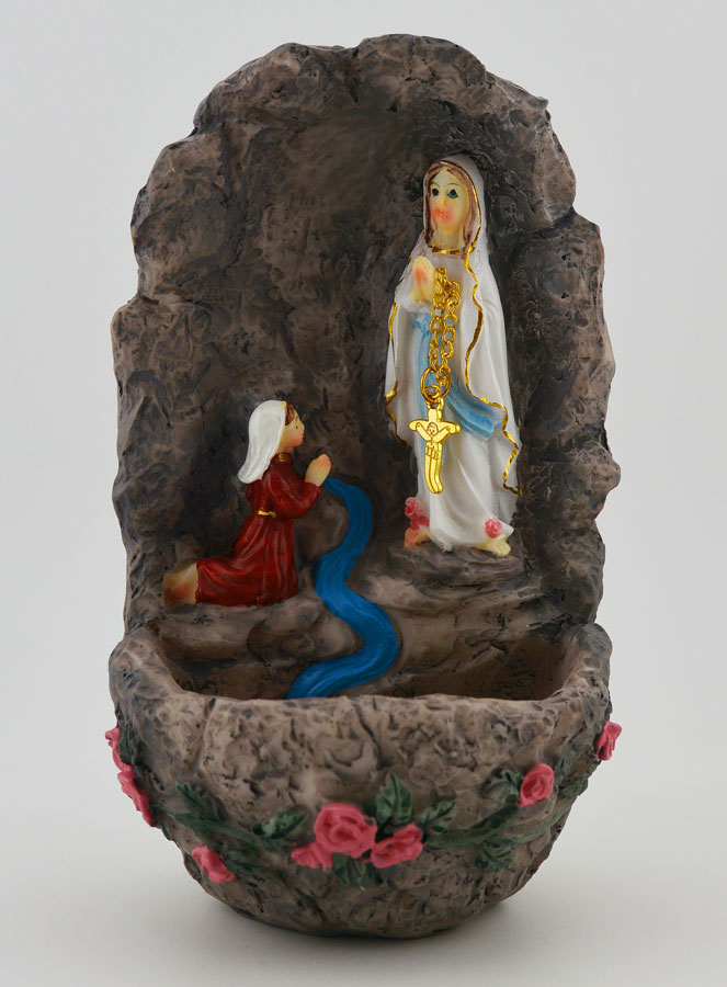 Bénitier Apparitions Notre Dame de Lourdes - Ste Bernadette (pic 1)
