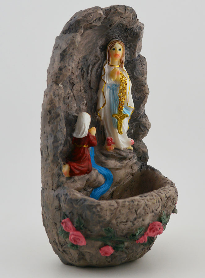 Bénitier Apparitions Notre Dame de Lourdes - Ste Bernadette (pic 3)