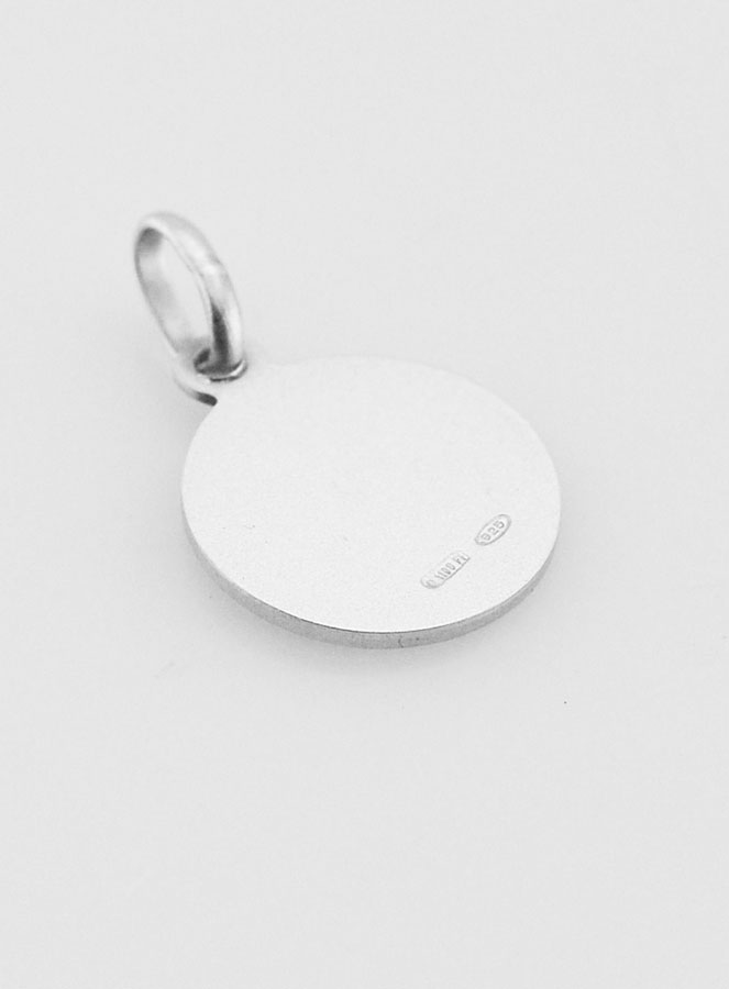 Médaille Sainte Rita en Argent Massif - 12mm (pic 4)