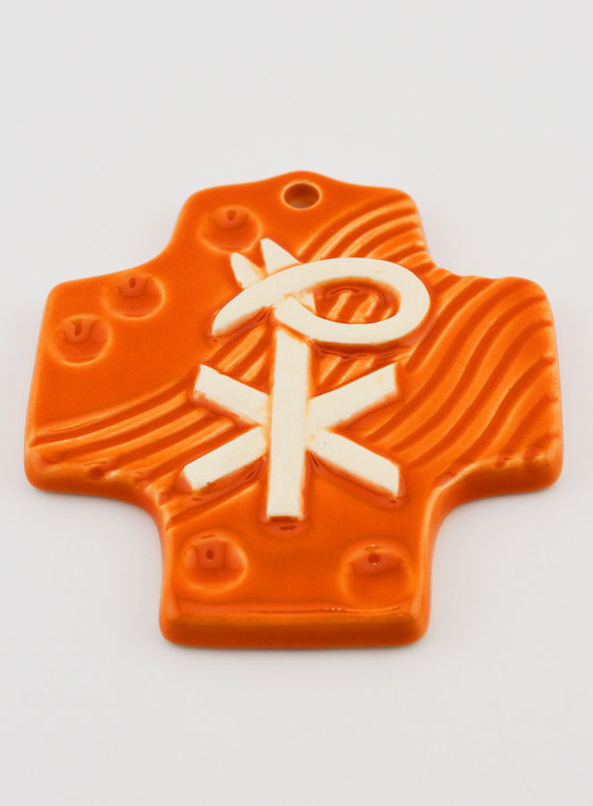 Croix Céramique Pax Orange (pic 2)