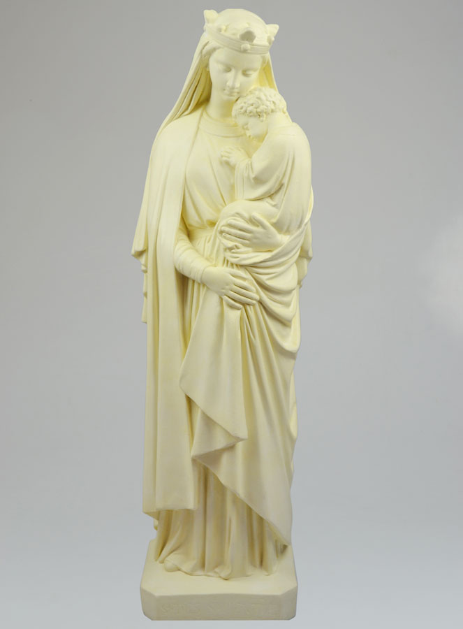 Statue Vierge Marie Couronnée 62cm (pic 1)