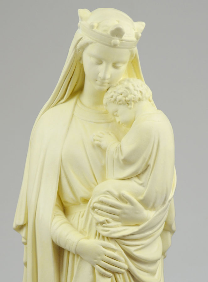 Statue Vierge Marie Couronnée 62cm (pic 3)