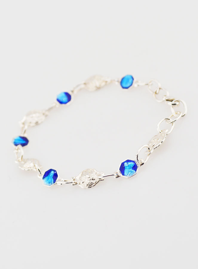 Bracelet Dizainier des Saints en Argent Massif 925/1000 (pic 3)