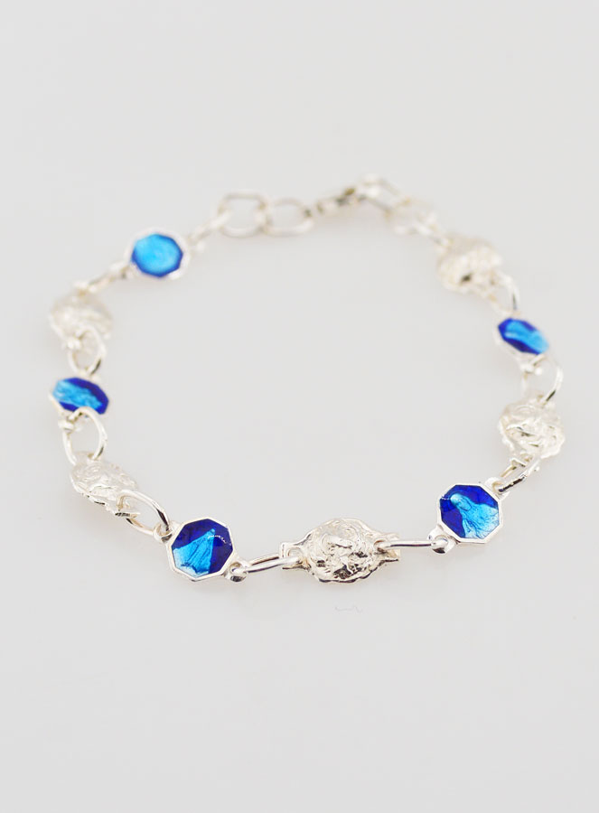Bracelet Dizainier des Saints en Argent Massif 925/1000 (pic 4)
