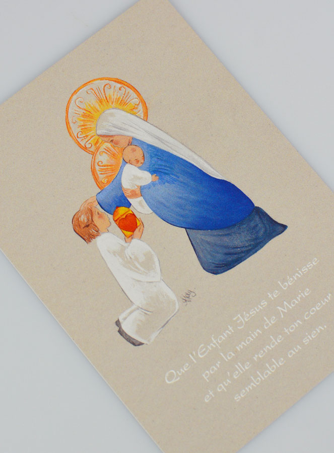 Carte de Communion - Bénédiction Mariale (pic 3)
