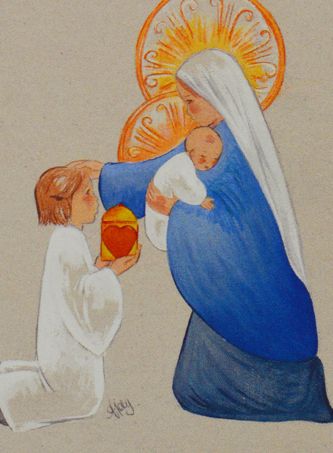 Carte de Communion - Bénédiction Mariale (pic 4)