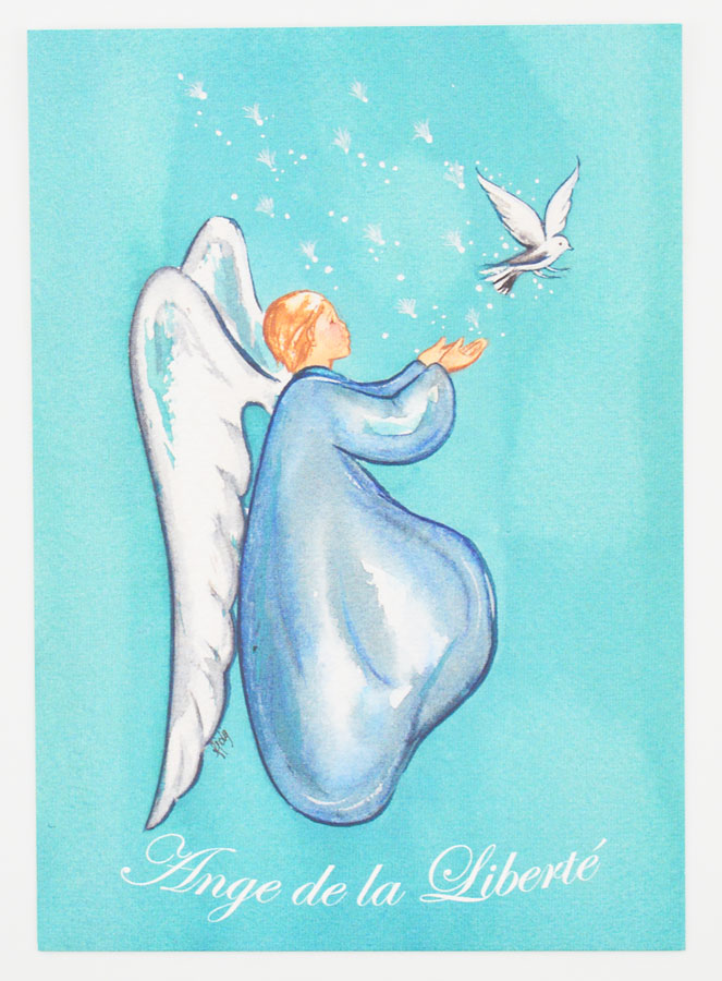 Carte de Communion - Ange de la Liberté (pic 1)