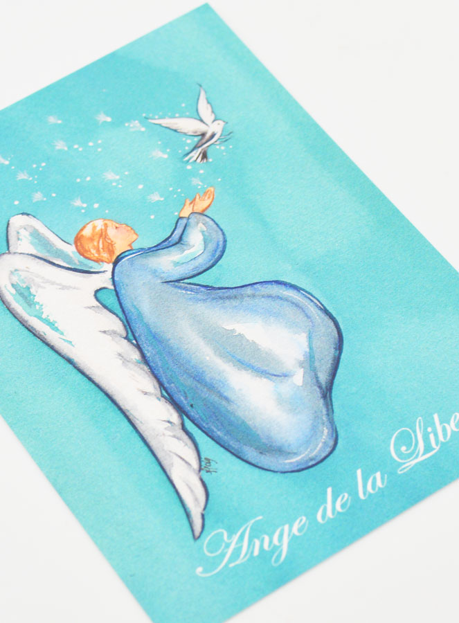 Carte de Communion - Ange de la Liberté (pic 2)