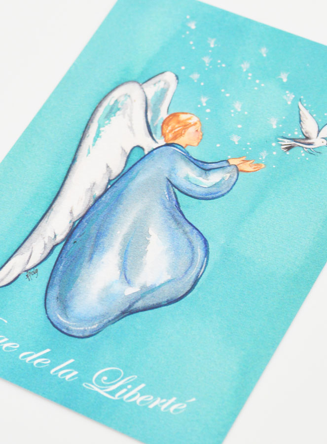 Carte de Communion - Ange de la Liberté (pic 3)