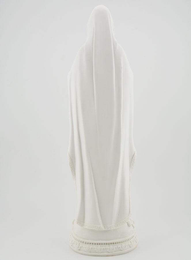Statue Vierge Marie de Lourdes et son Chapelet Doré - 30cm (pic 4)