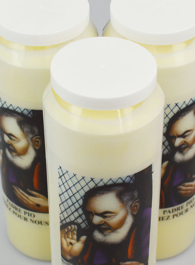 Lot de 3 Bougies de Neuvaine à Padre Pio (pic 4)