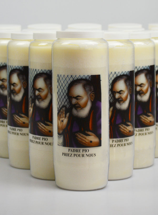 Lot de 20 Bougies de Neuvaine à Saint Padre Pio (pic 3)