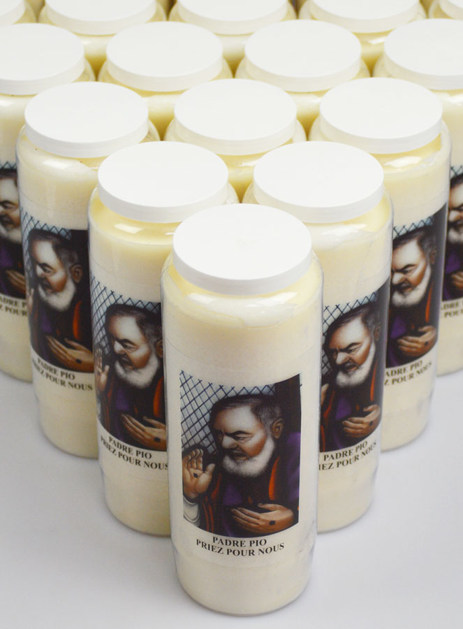 Lot de 20 Bougies de Neuvaine à Saint Padre Pio (pic 4)
