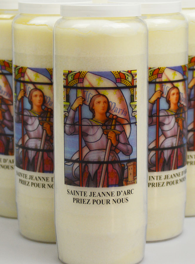 Lot de 6 Bougies de Neuvaine à Sainte Jeanne d'Arc (pic 3)