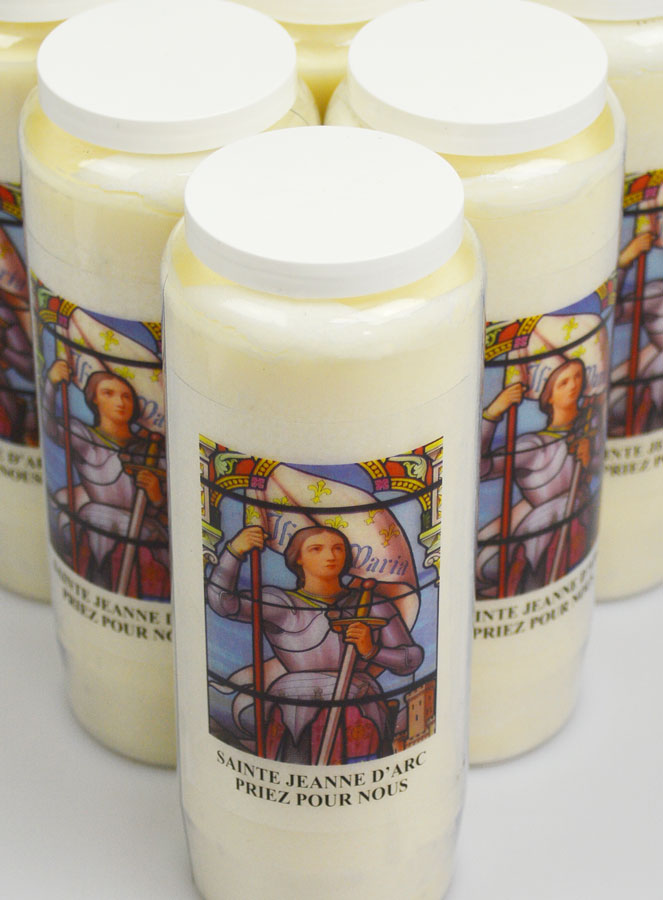 Lot de 6 Bougies de Neuvaine à Sainte Jeanne d'Arc (pic 4)