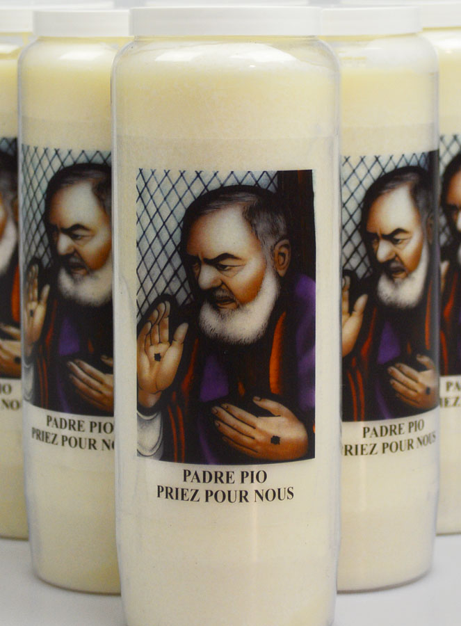 Lot de 6 Bougies de Neuvaine Saint Padre Pio (pic 3)