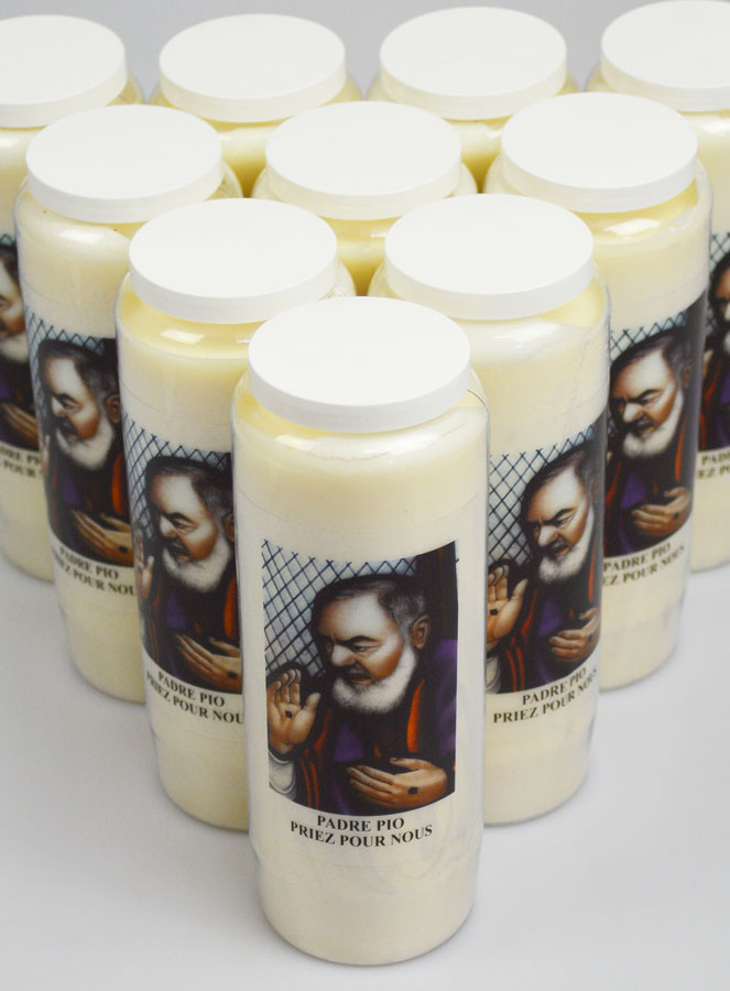Lot de 10 Bougies de Neuvaine Saint Padre Pio (pic 4)