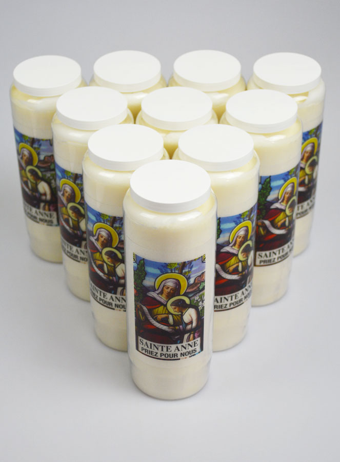 Lot de 10 Bougies de Neuvaine à Sainte Anne (pic 2)