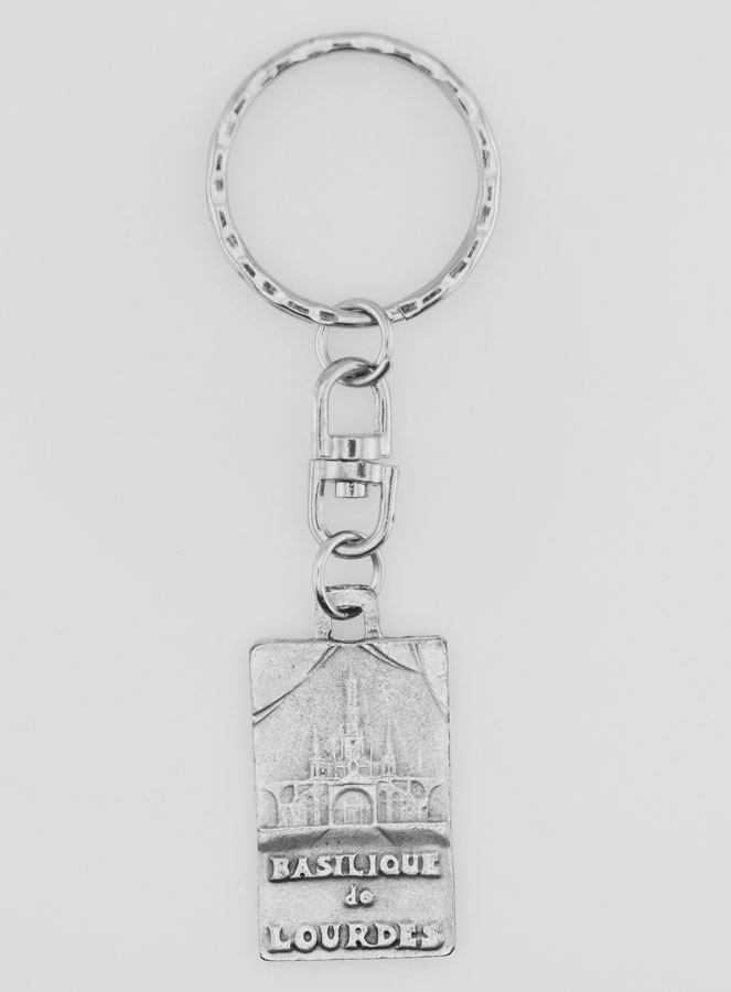 Porte-Clés Religieux Basilique de Notre Dame de Lourdes - 3cm (pic 1)
