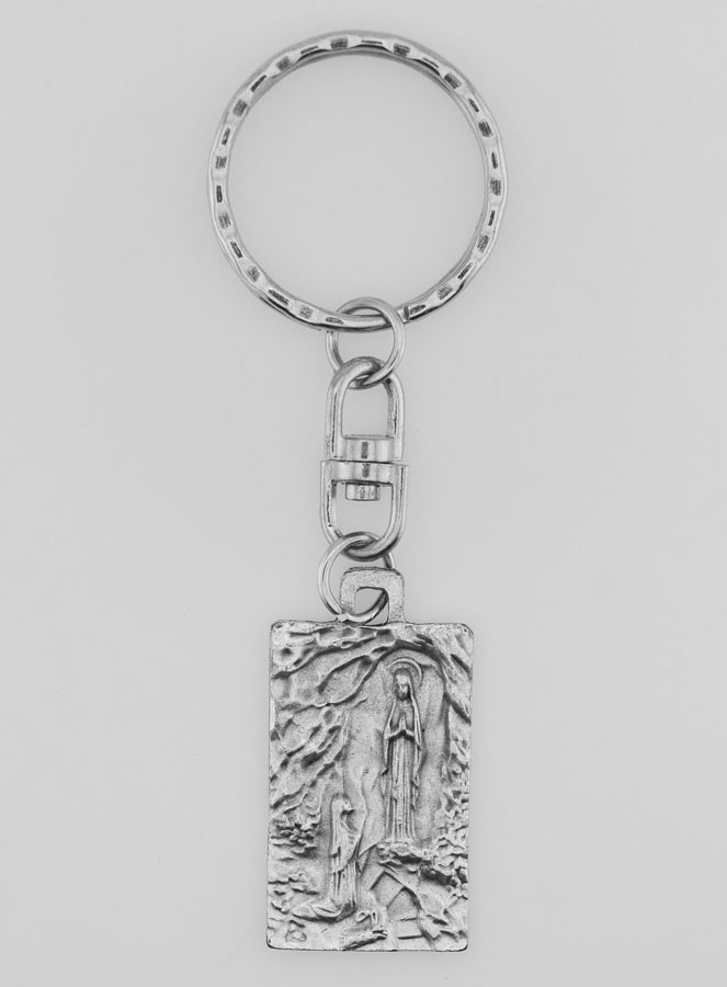 Porte-Clés Religieux Basilique de Notre Dame de Lourdes - 3cm (pic 2)