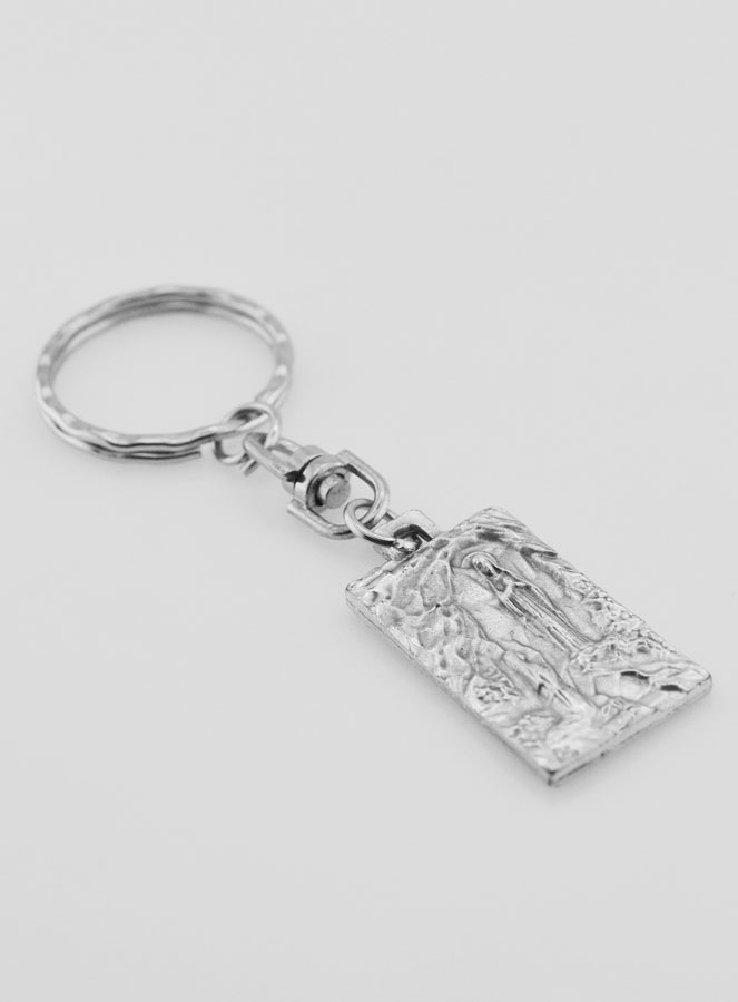 Porte-Clés Religieux Basilique de Notre Dame de Lourdes - 3cm (pic 3)