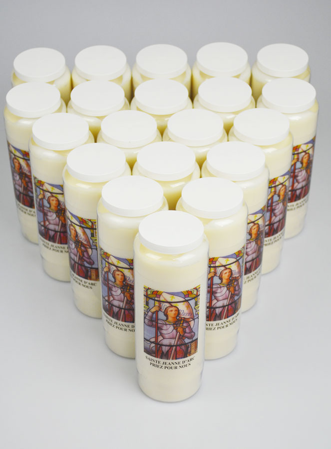 Lot de 20 Bougies de Neuvaine à Sainte Jeanne d'Arc (pic 3)