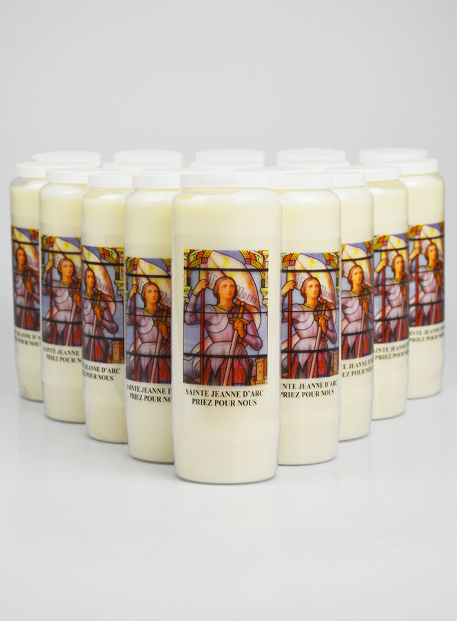 Lot de 20 Bougies de Neuvaine à Sainte Jeanne d'Arc (pic 4)