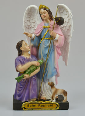 Statue de Saint Raphaël - 20 cm (pic 1)