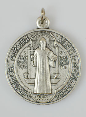 Médaille de Saint Benoît en Métal - 3.6 cm (pic 1)