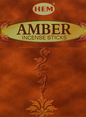 Encens Ambre Indien Hem en Bâtonnets (pic 1)