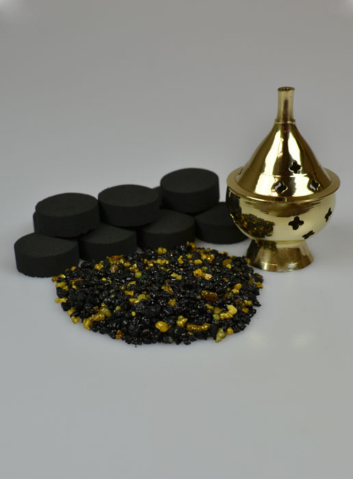 Coffret Encens Pontifical + Charbon + Brûle-encens (pic 2)