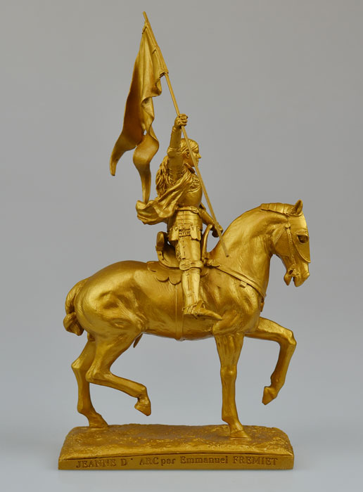 Statue Sainte Jeanne D' Arc Peinte à la Main - 18 cm (pic 2)