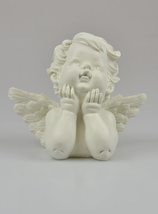 Statue Ange-Gardien Souffleur - 13 cm (pic 2)