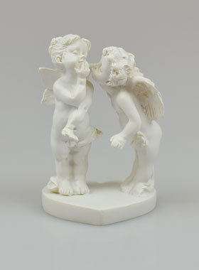 Statue Ange-Gardien au Bisous - 8 cm (pic 1)