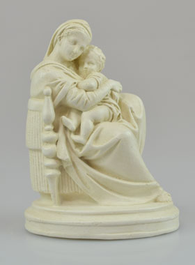 Statue Sainte Vierge d'Amour - 14 cm (pic 1)