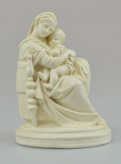 Statue Sainte Vierge d'Amour - 14 cm (pic 2)