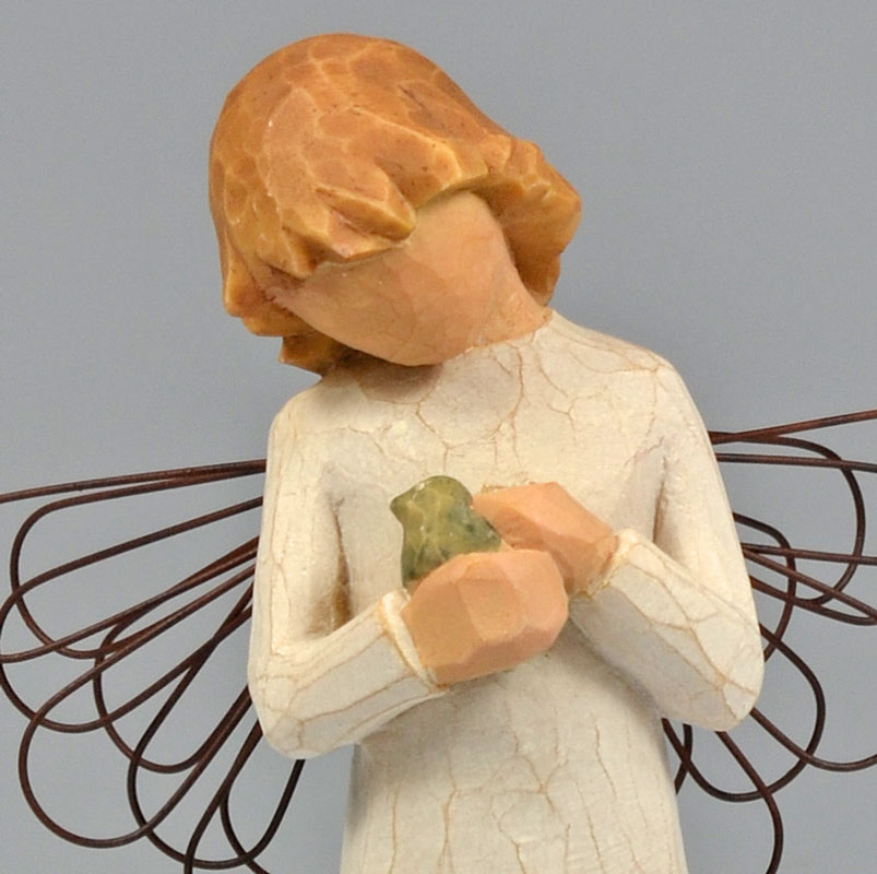 Ange Willow Tree - Ange de la Guérison (Angel of Healing) - 14 cm (pic 3)