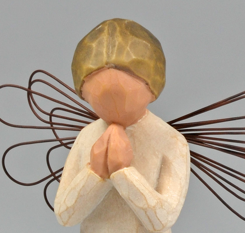 Ange Willow Tree - Ange de la Prière (Angel of Prayer) - 14 cm (pic 3)